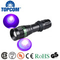 3w pen clip LED Zoom UV Flashlight Torch 3 model UV LED High power Torch 365~370nm,380~385nm,390~395nm